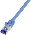 LogiLink C6A016S RJ45 USB-Kabel CAT 6a S/FTP 0.25 m Blau 1 St.