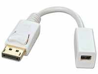 LINDY 41060 DisplayPort / Mini-DisplayPort Adapterkabel [1x DisplayPort Stecker - 1x