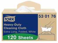 TORK Extra-Starke Reinigungstücher Weiß W7, Einzeltuchentnahme, 1 × 120 Tücher
