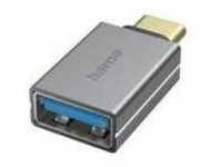 hama 00200300 USB-OTG-Adapter, USB-C-Stecker - USB-Buchse, USB 3.2 Gen1, 5 Gbit/s,