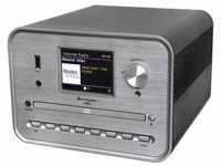 soundmaster ICD1050SW CD-Player Silber Internetradio, DAB+, WLAN, USB, Inkl.