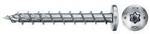 Fischer 670532 Power-Fast II Spanplattenschraube 6 mm 60 mm T-Profil Stahl galvanisch