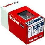Fischer 670457 Power-Fast II Spanplattenschraube 6 mm 100 mm T-Profil Stahl
