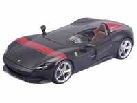 Bburago Ferrari R&P Monza SP1, schwarz/rot 1:20 Modellauto