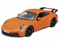 Bburago Porsche 911 GT3 2021, orange 1:24 Modellauto 18-21104O