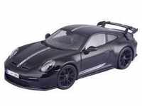 Maisto Porsche 911 GT3 2023, schwarz 1:18 Modellauto 536458BKS