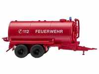Wiking 038237 H0 Anhänger Modell Feuerwehr, Wassertankwagen