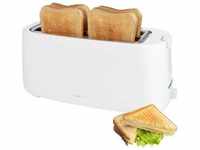 Clatronic TA 3802 4-Scheiben-Toaster Weiß