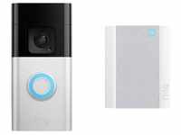 ring B0BFJNL42P IP-Video-Türsprechanlage Video Doorbell + Chime (2nd Gen) WLAN