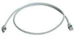 Teleg&auml;rtner 100008650 RJ45 Patchkabel CAT 6a S/FTP 3.5 m Grau Flammwidrig, mit