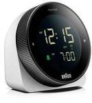 Braun BC24W-DCF Funk Wecker Schwarz, Wei&szlig;