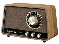 Sangean Premium Wooden Cabinet WR-101 Tischradio AM, FM Bluetooth®, AUX, UKW...