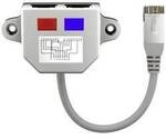 Goobay RJ45 Netzwerk Y-Adapter CAT 5 [1x RJ45-Stecker - 2x RJ45-Buchse] 0 mm