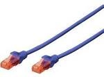 DIGITUS DK-1617-010/B, Digitus DK-1617-010/B RJ45 Patchkabel CAT 6 U/UTP 1.00 m...