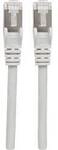 Intellinet 736749 RJ45 Patchkabel CAT 6a S/FTP 10.00 m Grau Folienschirm,