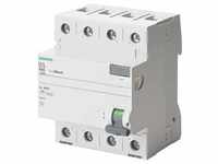 Siemens 5SV44420 5SV4442-0 FI-Schutzschalter AC 25 A 0.1 A 400 V