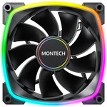 MONTECH RX140B, MONTECH Montech RX140 PWM ARGB Reverse L&uuml;fter - 140mm, schwarz