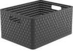 Rotho 1166808853 Aufbewahrungskorb (L x B x H) 43 x 33 x 21.5 cm Anthrazit 1 St.