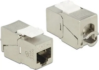 DELOCK 86179, Delock 86179 RJ45-Einbaumodul Keystone CAT 6a 1 St. Gesch&uuml;tz-Grau