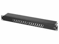 LogiLink NP0076 16 Port Patch-Panel 483 mm (19) CAT 6a 1 HE