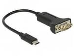 Delock USB 2.0 Adapter [1x USB-C&reg; Stecker - 1x RS232-Stecker] 63908 0.15 m
