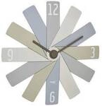 TFA Dostmann 60.3020.30 Quarz Wanduhr 40 cm x 3.7 cm x 40 cm Bunt Leisegang-Uhrwerk