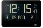 Braun BC14B-DCF Funk Wanduhr 261 mm x 173 mm Schwarz