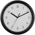 TFA Dostmann 60.3064.01 Quarz Wanduhr 25.4 cm x 25.4 cm x 3.4 cm Schwarz
