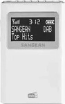 SANGEAN DPR-39, Sangean DPR-39 Taschenradio DAB+, UKW Wei&szlig;