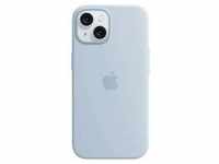 Apple Silicon Case MagSafe Backcover Apple iPhone 15 Hellblau Induktives Laden,