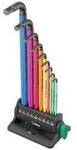 Wera 950/9 Hex-Plus Multicolour 3 Innen-Sechskant Winkelschraubendreher-Set 1.5 mm, 2