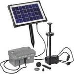 Esotec 101775 Palermo LED Solar-Pumpenset mit Beleuchtung, mit Akkuspeicher