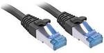 LINDY 47414 RJ45 Patchkabel CAT 6a S/FTP 2.00 m Schwarz 1 St.