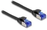 Delock 80229 RJ45 Patchkabel CAT 6a F/UTP 3.00 m Schwarz 1 St.