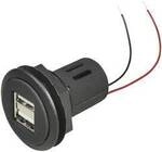 ProCar USB Einbau-Doppelsteckdose Belastbarkeit Strom max.=5 A Passend f&uuml;r (Details)