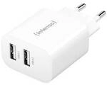 Intenso W24AA USB Ladeger&auml;t 24 W 2x USB-A Wei&szlig; Innenbereich 7802412