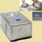 DOMO DO9066I, DOMO DO9066I Eismaschine mit Messbecher, mit Display 1.5 l Silber