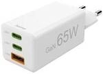 hama 00201996 Schnellladeger&auml;t, GaN, 2x USB-C, 1x USB-A, Mini-Ladeger&auml;t, PD, 65 W,
