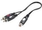 SpeaKa Professional SP-7869924 Cinch Audio Y-Adapter [2x Cinch-Stecker - 1x