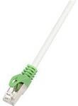 LogiLink RJ45 (gekreuzt) Netzwerk Anschlusskabel CAT 6 S/FTP 0.50 m Grau Flammwidrig,