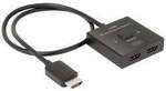 club3D HDMI Switch 2-in-1 bidirektional 2 Port HDMI-Switch 7680 x 4320 Pixel CSV-1384