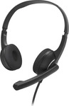 HAMA 00139932, hama 00139932 PC-Office-Headset HS-P150 V2, Stereo, Schwarz