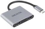 Dicota USB-C&reg; Dockingstation DICOTA 4-in-1 - Dockingstation - USB-C - HDMI Passend