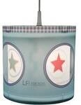 Niermann Lief for Boys Stern Pendelleuchte Energiesparlampe, LED E27 60 W Blau...