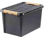 Orthex 3196090 Aufbewahrungsbox (L x B x H) 59 x 39 x 34 cm Schwarz 1 St.