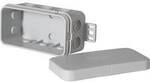 F-Tronic 7340141 Abzweigkasten (L x B x H) 75 x 37 x 40 mm Lichtgrau IP54 10 St.