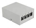 Delock 43407 Patch-Panel Grau Unbest&uuml;ckt