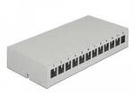 Delock 43414 Patch-Panel Grau Unbest&uuml;ckt