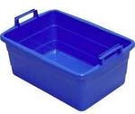 Lockweiler Wanne 620 x 425 x 250 mm, Inh. 45 l, PE blau 103976226