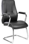 Rocada Besucherstuhl 985V22 Schwarz, Chrom R985290 1 St.